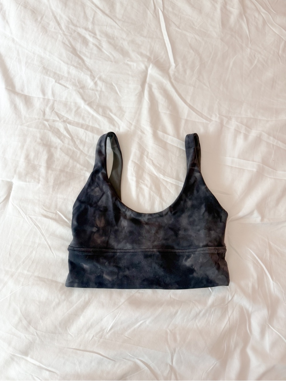 Lululemon Diamond Dye / Graphite Grey Align Reversible Light Support Size 4